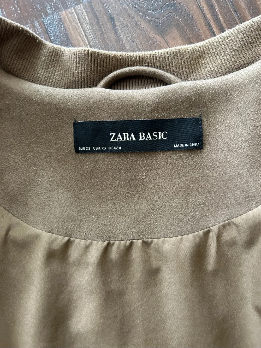 Zara Olive Brown Bomber Jacket - Women's